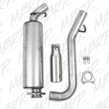 Load image into Gallery viewer, MBRP 2000-2006 Jeep Wrangler (JK) Inline-4 2.5L Inline-6 4.0L Cat Back Single Side - S5500AL