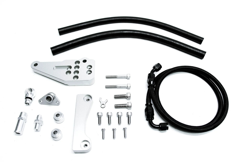 Precision Works Power Steering Relocation Kit - RSX & K-Swap - PW-KS-PS-RELOC