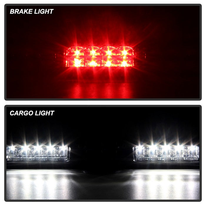 Xtune Chevy Silverado 99-06 / GMC Sierra 99-06 LED 3rd Brake Light Red/Clear BKL-JH-CSIL99-LED-RC