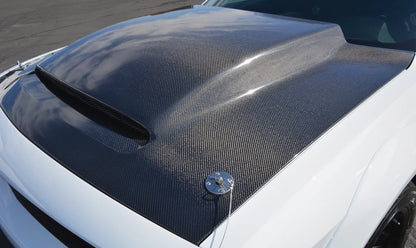 Anderson Composites 18-24 Dodge Challenger Demon Cowl Hood AC-HD18DGCHDM-KB Anderson Composites