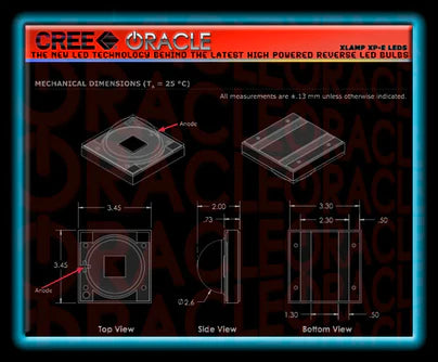 Oracle T10 3W Cree LED Bulbs (Pair) 5211-001 - Cool White ORACLE Lighting
