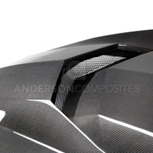 Load image into Gallery viewer, Anderson Composites 2016 - 2024 Camaro Type-AZ Double Sided Carbon Fiber Hood - AC-HD16CHCAM-AZ-DS