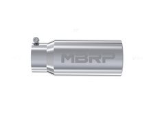 Load image into Gallery viewer, MBRP Universal Tip 5 O.D. Rolled Straight 4 inlet 12 length - T5050