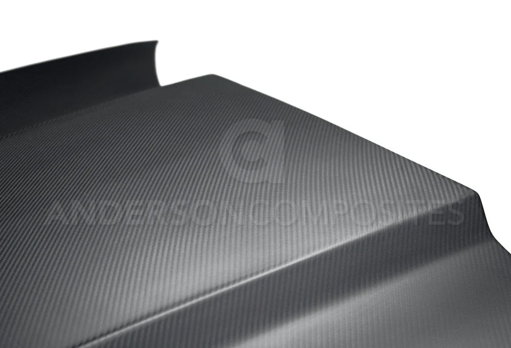 Anderson Composites 14-19 Corvette C7 Stingray Type-VS Dry Carbon Fiber Hood - AC-HD14CHC7-VS-DRY