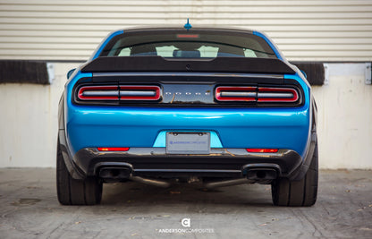 Anderson Composites 2018 - 2023 Dodge Challenger Type-SA Carbon Fiber Rear Spoiler - AC-RS18DGCHHC-SA