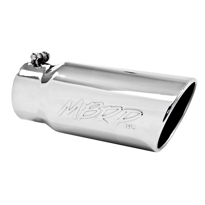 MBRP Universal Tip 5 O.D. Angled Rolled End 4 inlet 12 length - T5051 MBRP