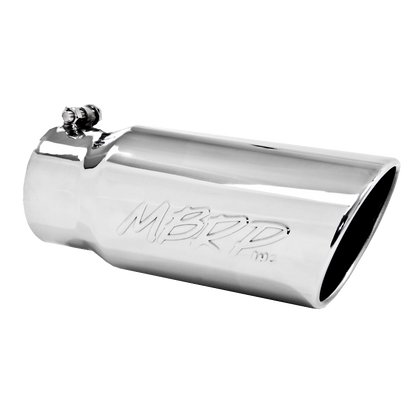 MBRP Universal Tip 5 O.D. Angled Rolled End 4 inlet 12 length - T5051 MBRP