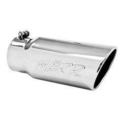MBRP Universal Tip 5 O.D. Angled Rolled End 4 inlet 12 length - T5051