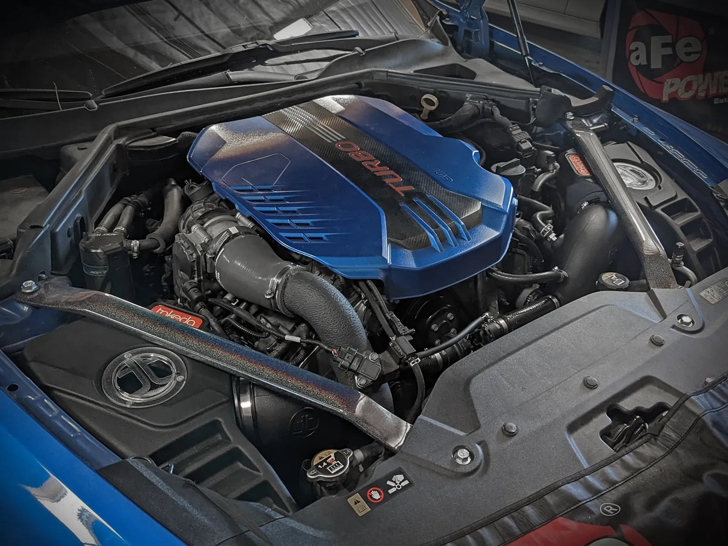 aFe 19-24 Genesis G70 / 18-23 Kia Stinger Takeda Momentum Cold Air Intake System - 56-70038D aFe