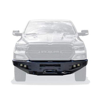 Westin 19-24 Dodge Ram 1500(Excl Classic) Pro-Series Front Bumper - Textured Black Westin