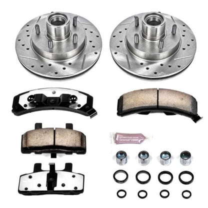 Power Stop 95-97 Chevrolet Blazer Front Z36 Truck & Tow Brake Kit PowerStop