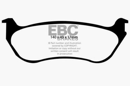 EBC RedStuff Rear Brake Pads - DP31626C EBC
