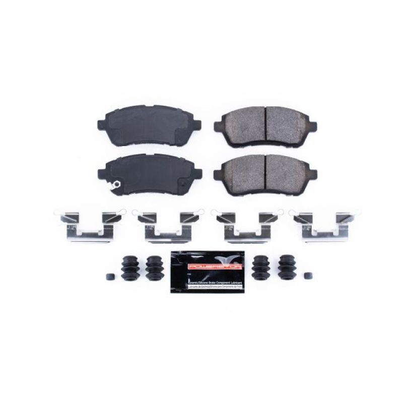 Power Stop 11-14 Mazda 2 Front Z23 Evolution Sport Brake Pads w/Hardware PowerStop