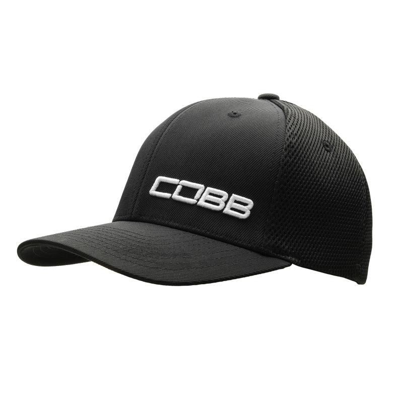 COBB Tuning FlexFit Ultrafibre Airmesh COBB Logo Cap - Large / XL CO-CAP-BLACK-ULTRA-L-XL