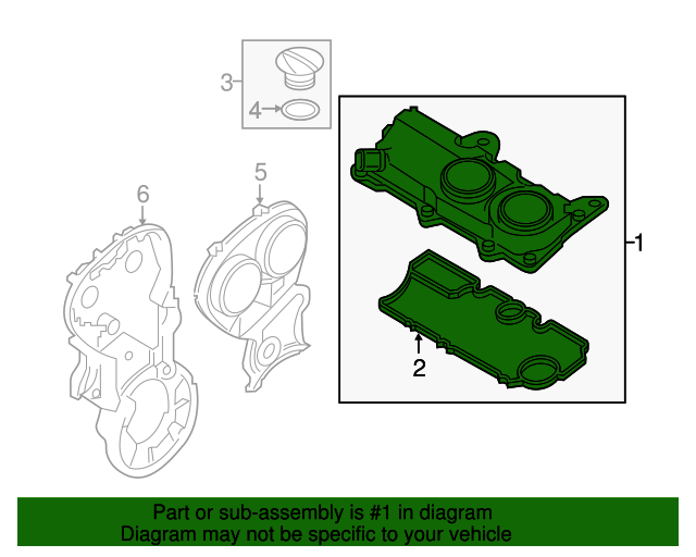 OEM Volvo Oil Trap Valve Rocker Cover  for 31316184 VOLVO XC70 S80 XC90 S90 V60