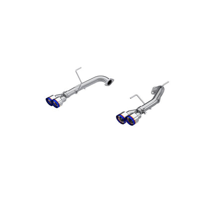 MBRP 2022-2024 Subaru WRX 2.4L, 2.5in Axle-Back Exhaust, Burnt T304 Quad Rear Exit (Race Profile) - S48103BE MBRP