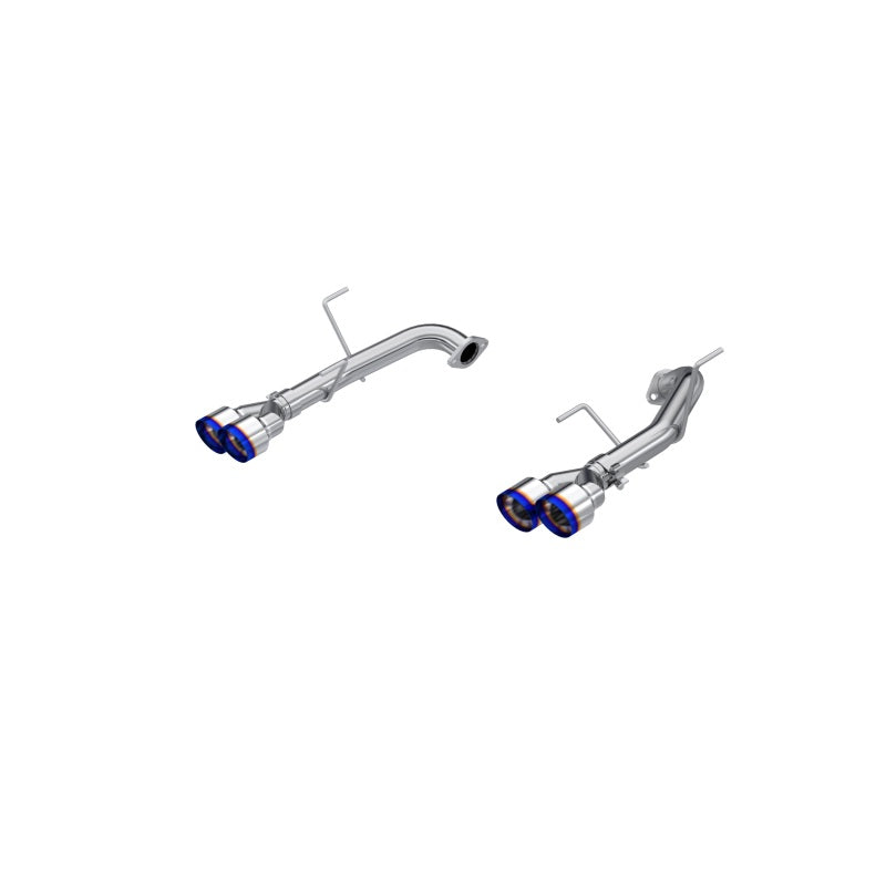 MBRP 2022-2024 Subaru WRX 2.4L, 2.5in Axle-Back Exhaust, Burnt T304 Quad Rear Exit (Race Profile) - S48103BE