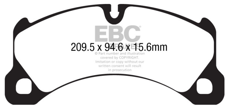 EBC BlueStuff Front Brake Pads - DP52162NDX EBC