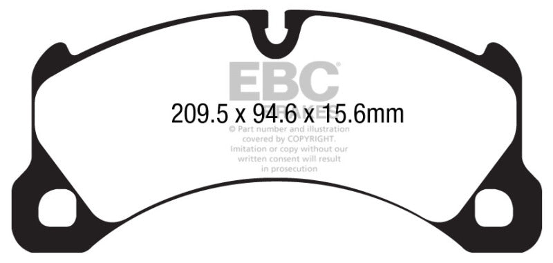 EBC BlueStuff Front Brake Pads - DP52162NDX