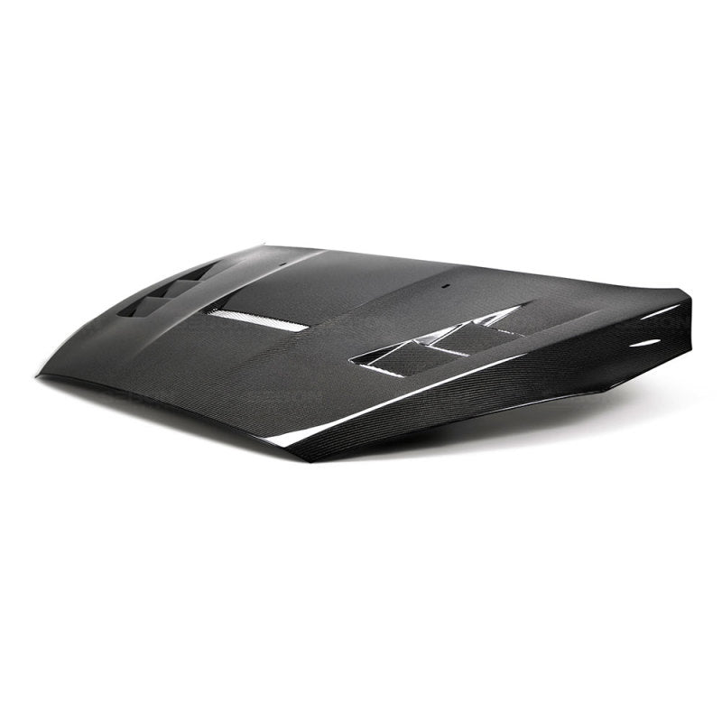 Seibon TV-style carbon fiber hood for 2015-2018 Ford Focus - HD16FDFO-TV Seibon