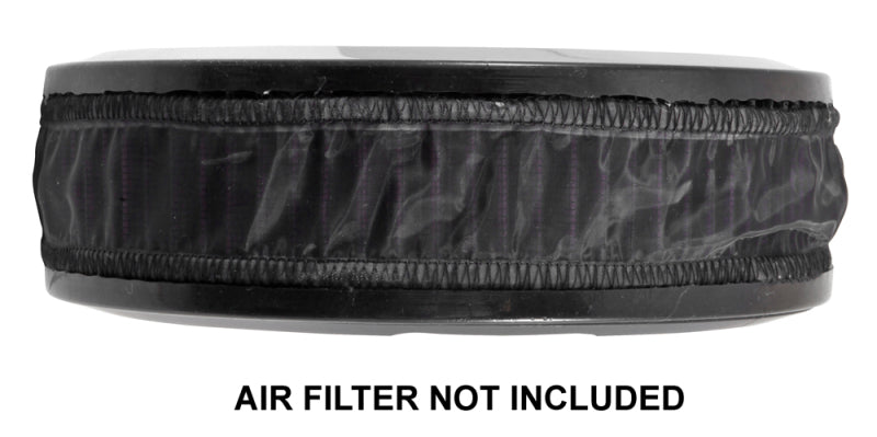 K&N Air Filter Wrap Black Round Height 2.5 in ID 7.5in