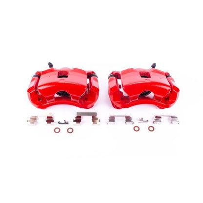 Power Stop 07-10 Chevrolet Cobalt Front Red Calipers w/Brackets - Pair PowerStop