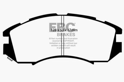 EBC GreenStuff Front Brake Pads - DP2819 EBC