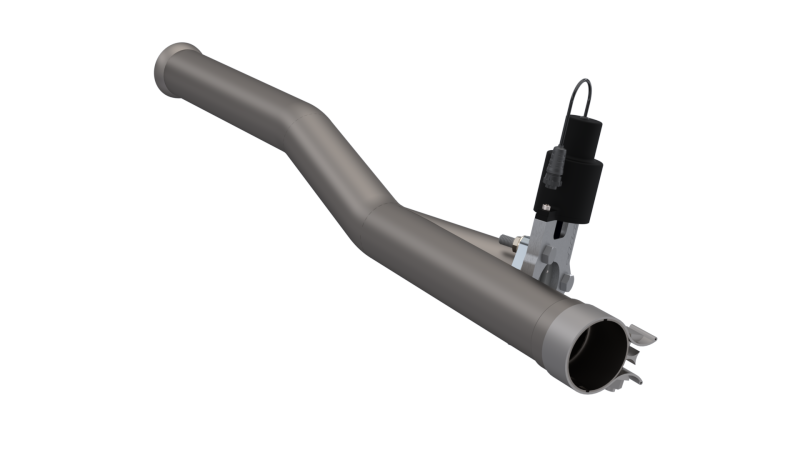 QTP 2018 Jeep Wrangler JL 4DR 2.5in 304SS Aggressor Cutout Mid Pipe QTP