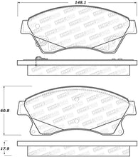 Load image into Gallery viewer, StopTech Premium Ceramic Rear Brake Pads - 308.15220