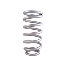 Load image into Gallery viewer, QA1 3-1/2in ID Tapered High Travel Pigtail Spring - 10in Length x 600lbs/in - Silver Powder Coated