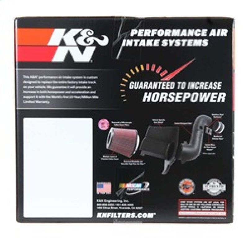 K&N 63 Series Aircharger Performance Intake Kit Chevy/GMC 14-15 Silverado/Sierra 1500 5.3L/6.2L V8 K&N Engineering