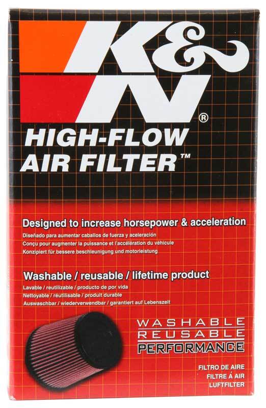 K&N Universal Clamp-On Air Filter (2-7/16in FLG - 4-1/2x3-3/4in B - 3x2in T - 4in H)