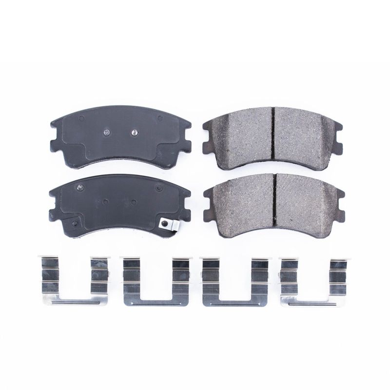 Power Stop 03-05 Mazda 6 Front Z17 Evolution Ceramic Brake Pads w/Hardware PowerStop
