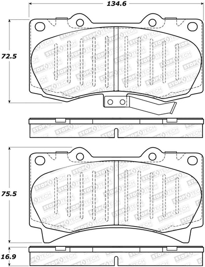 StopTech Premium Ceramic Brake Pads - 308.11190 Stoptech