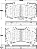 StopTech Premium Ceramic Brake Pads - 308.11190