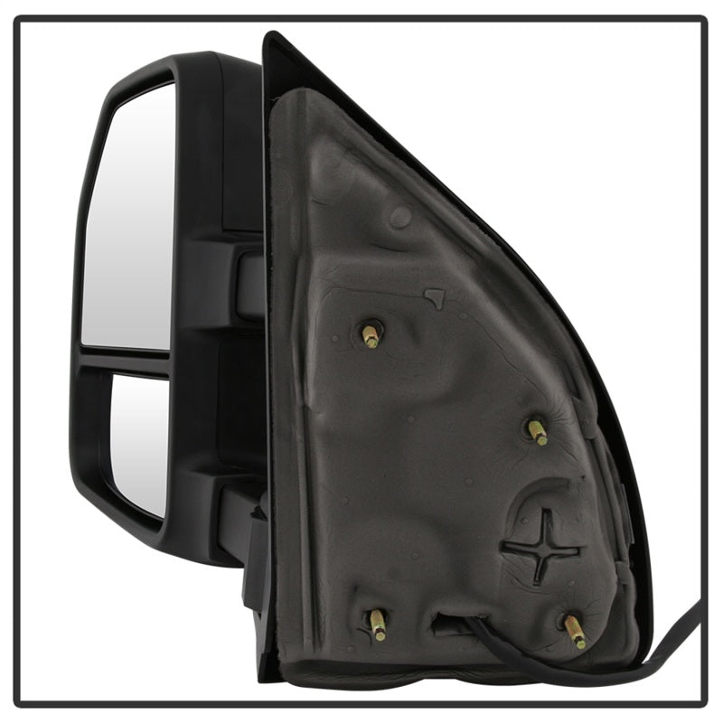 xTune 99-07 Ford Super Duty Heated LED Signal Power Mirrors - Smk (Pair) (MIR-FDSD99S-G4-PW-SM-SET) SPYDER