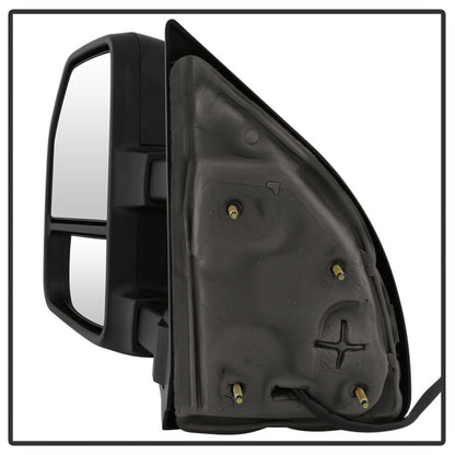 xTune 99-07 Ford Super Duty Heated LED Signal Power Mirrors - Smk (Pair) (MIR-FDSD99S-G4-PW-SM-SET) SPYDER