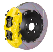 Load image into Gallery viewer, Brembo 15-19 Macan Turbo Front GT BBK 6 Piston Cast 405x34 2pc Rotor Slotted Type1-Yellow