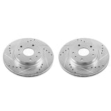 Power Stop 07-13 Suzuki SX4 Front Evolution Drilled & Slotted Rotors - Pair