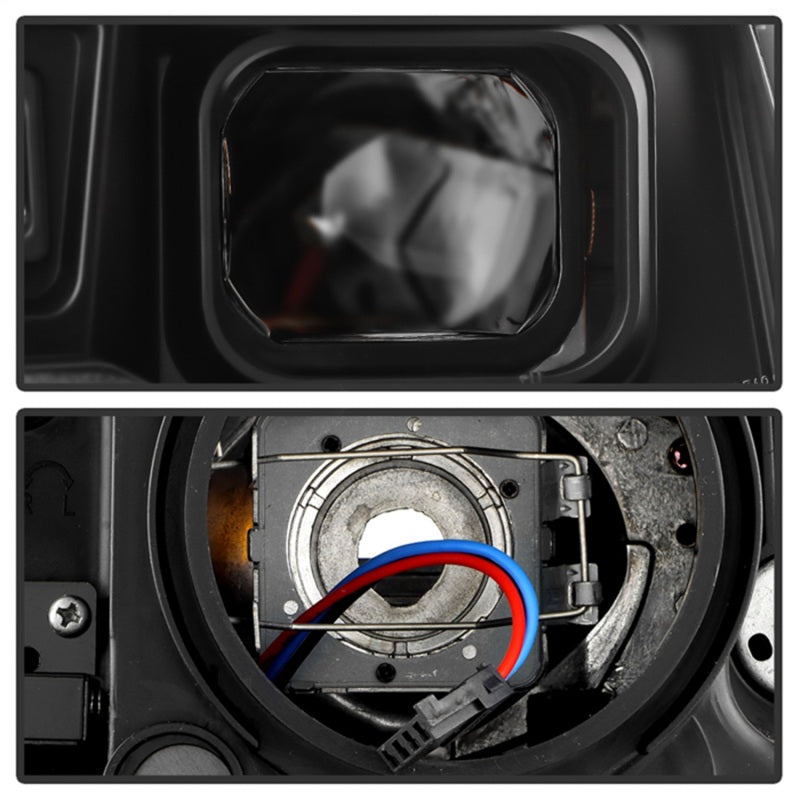 Spyder 14-21 Jeep Grand Cherokee (HID Model Only) Projector Headlights - Black SPYDER