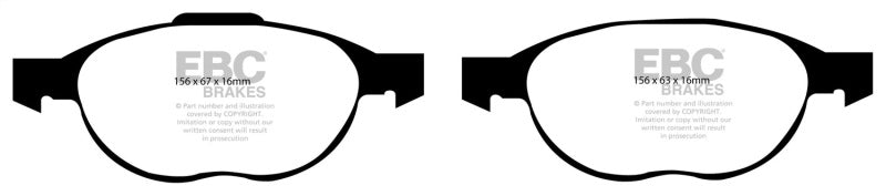 EBC BlueStuff Front Brake Pads - DP51524NDX EBC