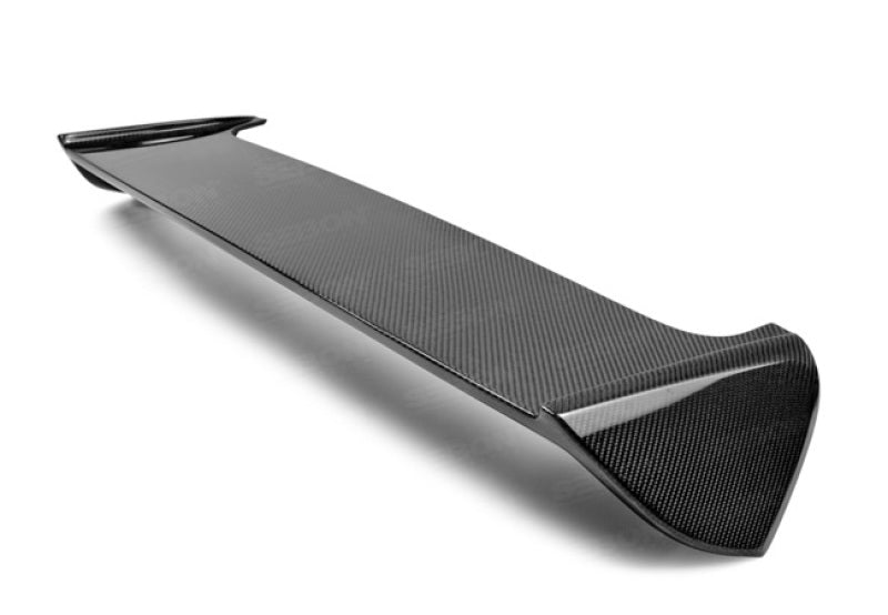 Seibon STI-style carbon fiber rear spoiler for 2008-2014 Subaru WRX/STi HB (shaved with no 3rd brake light) - RS0809SBIMP-STI-S