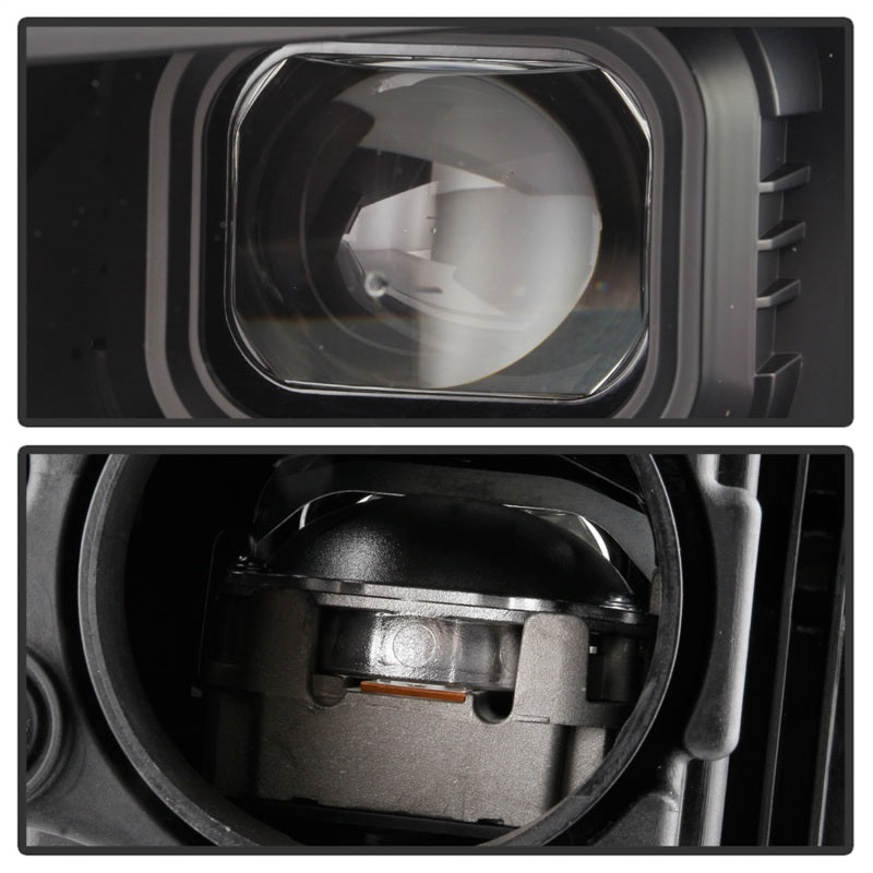 Spyder Chevy Camaro 16-18 HID Model Full LED Headlights Black PRO-YD-CCAM16HIDAP-SEQ-BK SPYDER