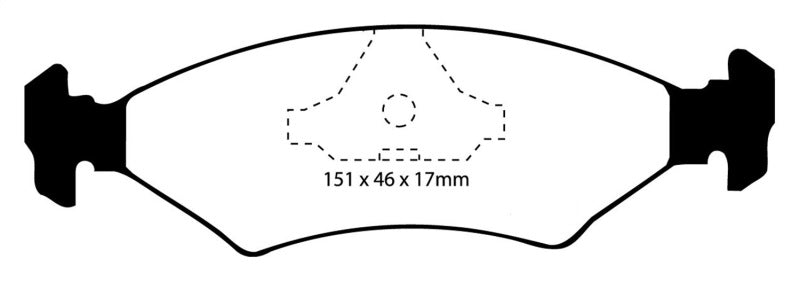 EBC RedStuff Rear Brake Pads - DP3415C EBC