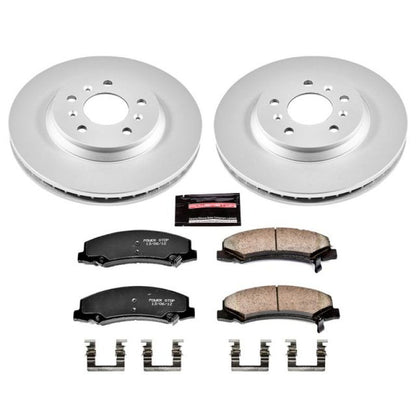 Power Stop 06-11 Buick Lucerne Front Z17 Evolution Geomet Coated Brake Kit PowerStop