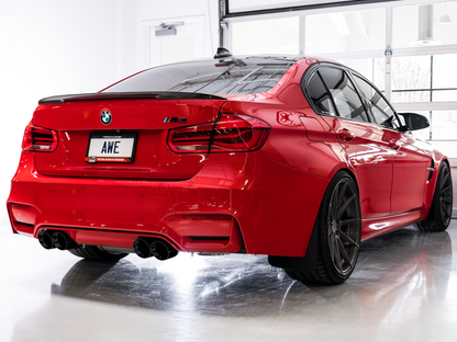 AWE Tuning BMW F8X M3/M4 Track Edition Catback Exhaust - Diamond Black Tips AWE Tuning