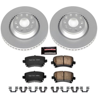 Power Stop 09-17 Volkswagen CC Rear Z23 Evolution Sport Coated Brake Kit PowerStop
