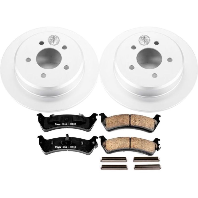 Power Stop 01-02 Ford Explorer Sport Rear Z17 Evolution Geomet Coated Brake Kit PowerStop