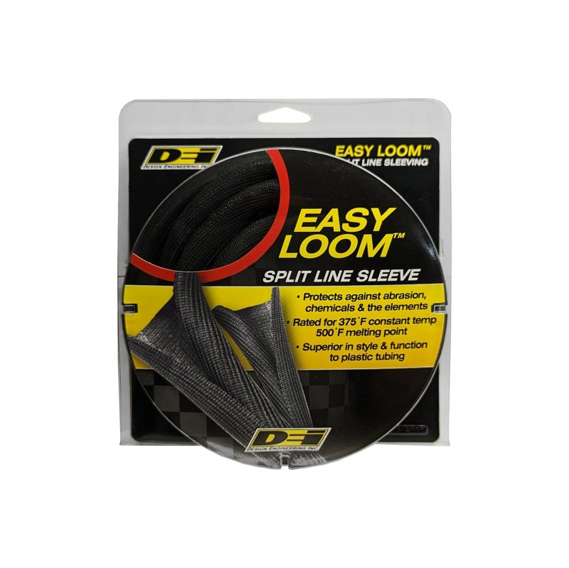 DEI Split Wire Sleeve Easy Loom 13mm-1/2in x 12 Black DEI