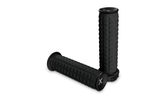 Burly Brand 82-17 H-D Dual Cable Set Reaper Handle Grip Set - Textured Black